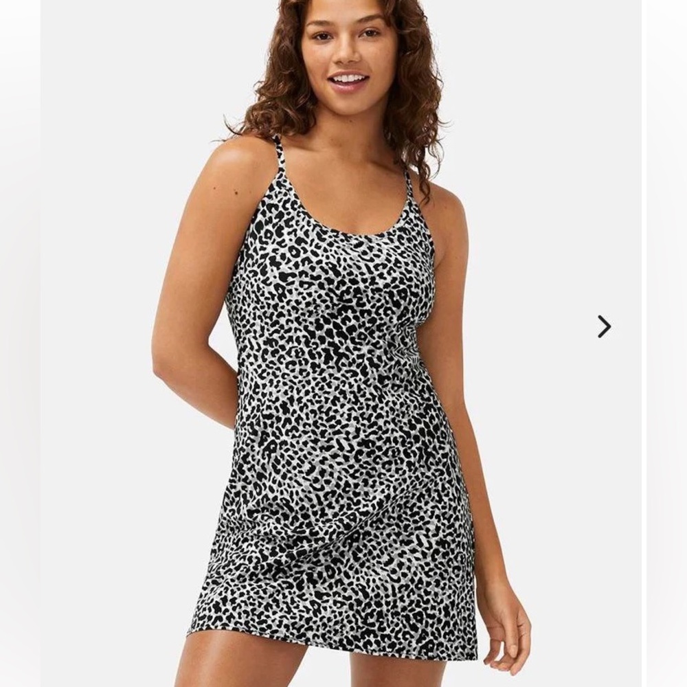 Outdoor Voices Snow Leopard Exercise Dress